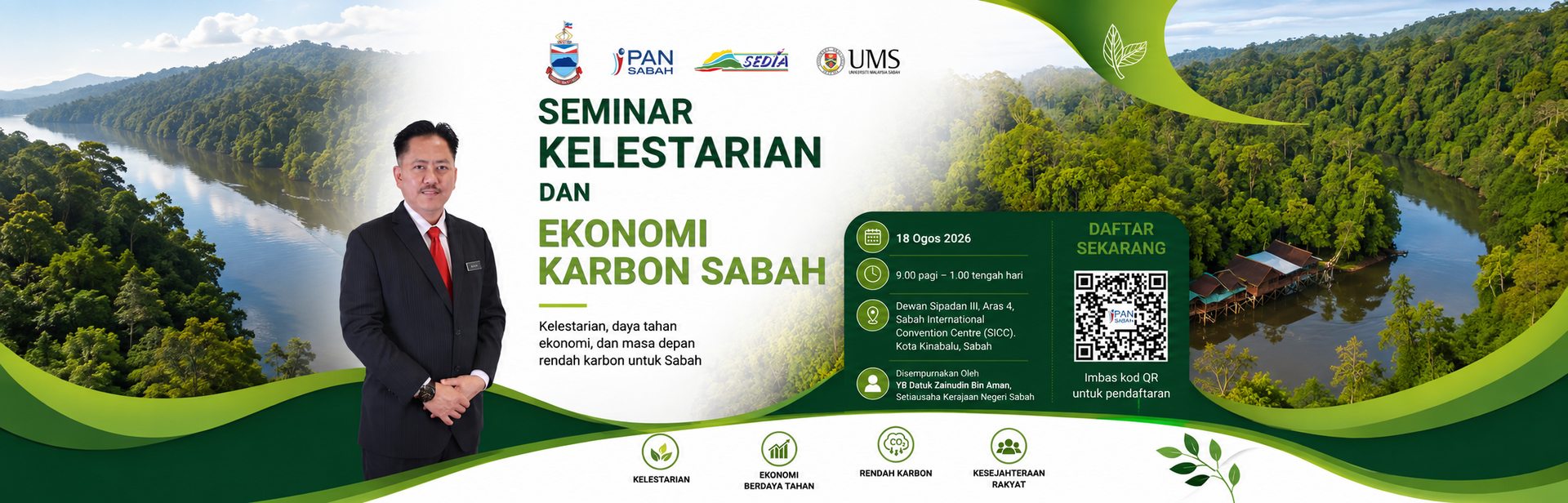 Seminar Kelestarian dan Ekonomi Karbon Sabah